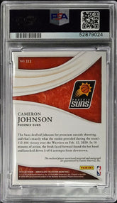 2019 Immaculate Cameron Johnson #111 Tag Patch Auto Rookie #5/5 PSA 9